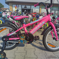 Детски велосипед 16" MASTER розов, снимка 12 - Велосипеди - 44583588