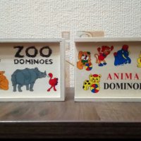 Ново дървено домино ZOO и ANIMAL, снимка 3 - Образователни игри - 38903012