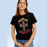  Дамска тениска Guns N' Roses принт различни модели, снимка 10 - Тениски - 28184278