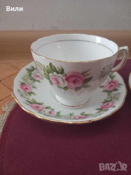 Английски чаши за чай/кафе  от костен порцелан , снимка 1