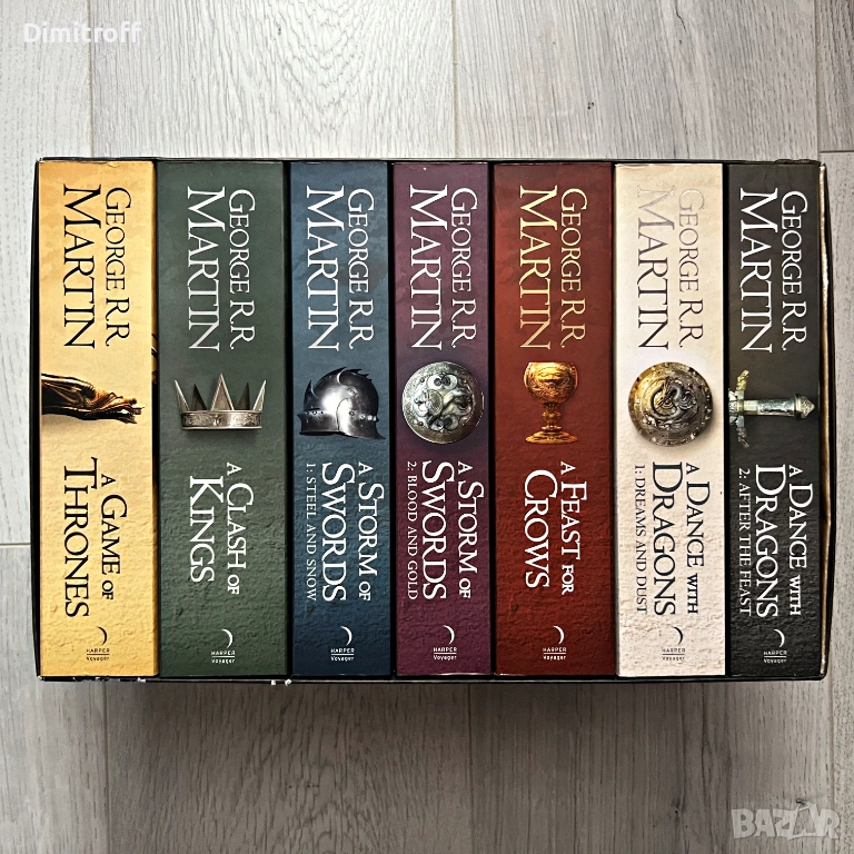 Война на тронове - книги на английски George R.R. Martin – A Song of Ice and Fire (Box Set, English), снимка 1