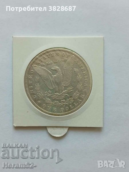1долар 1886 сребро Морган долар САЩ, снимка 1