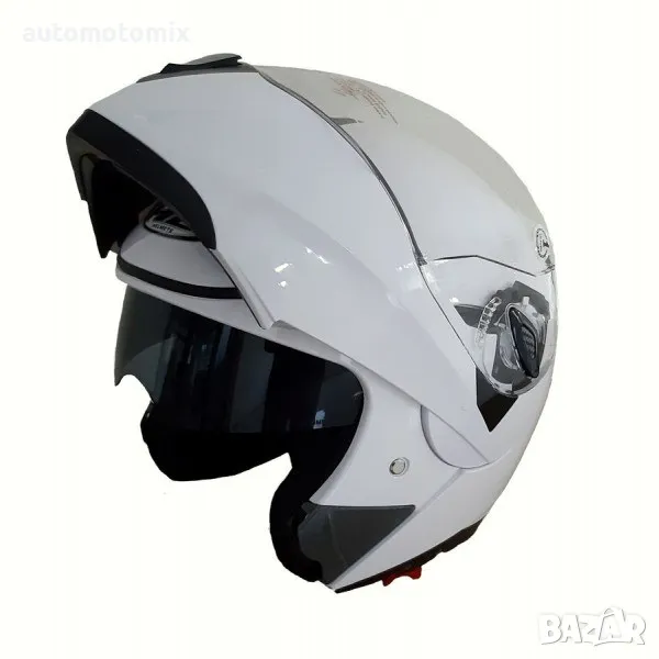 МОДУЛАРНА КАСКА, Отваряема каска за мотор с очила - 253172, снимка 1