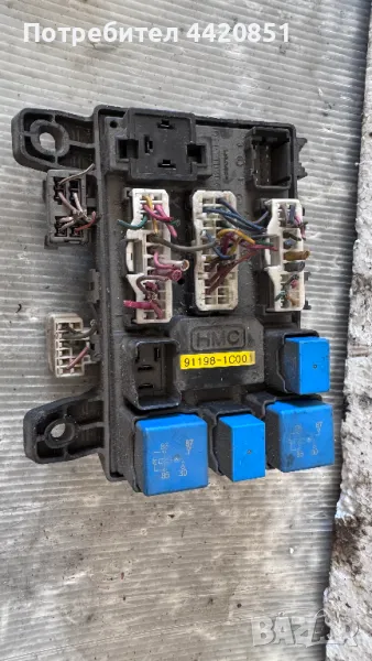 Контролен Модул (Бушонно Табло BSI / BSM ) за Hyundai Getz  - 91198-1C001, снимка 1