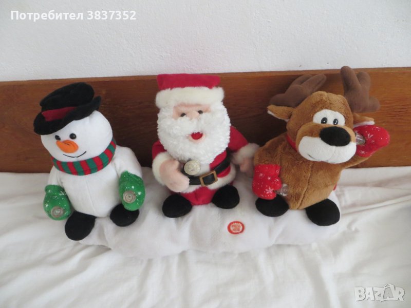 Коледна декорация пеещи и танцуващи, снимка 1