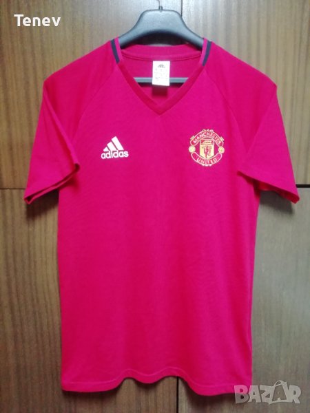 Manchester United Adidas оригинална памучна тениска фланелка Манчесътр Юнайтед Размер М , снимка 1