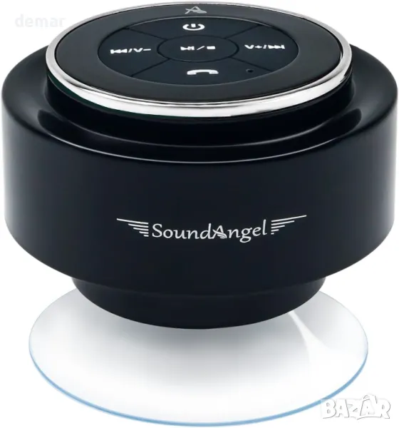 XLEADER Душ високоговорител, IPX7 водоустойчив Bluetooth високоговорител с вендуза и щипка, снимка 1