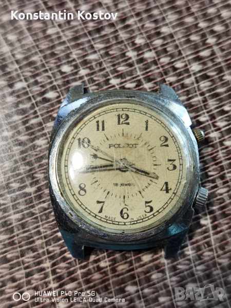 Продавам часовник Poljot 18 камъка (4 стрелки, аларма) , снимка 1