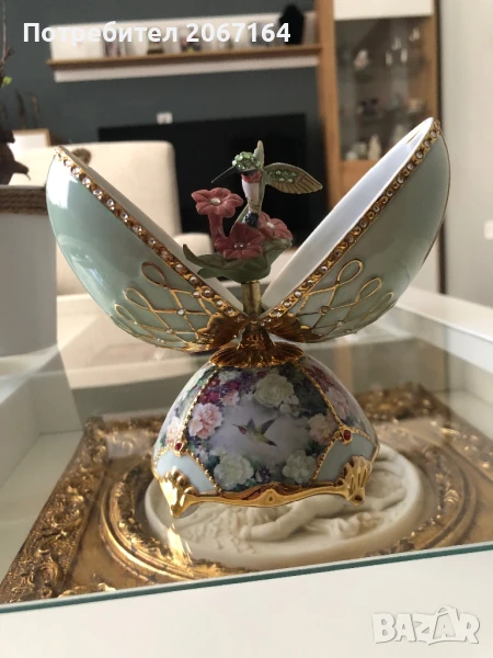 Музикално порцеланови яйце, снимка 1