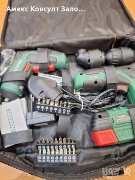 Акумулаторен винтоверт PARKSIDE PAS 4 C4 + Телбод с батерия Parkside 4V PAT 4 D6, снимка 1