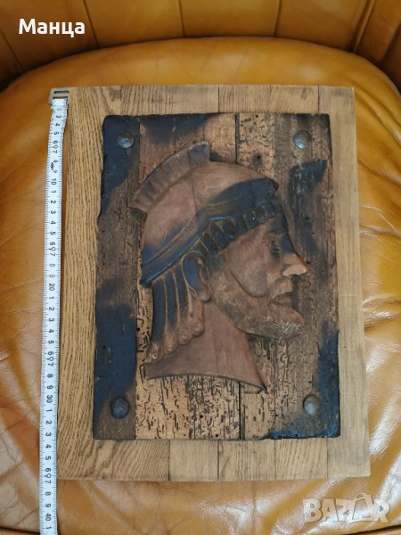 Стара авторска дърворезба, снимка 1