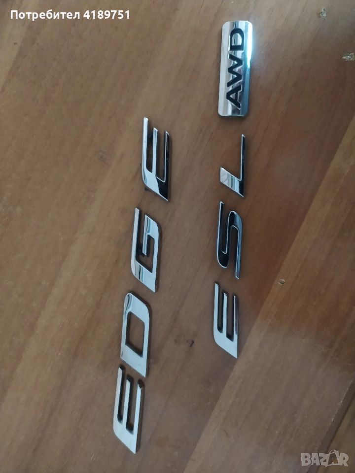 Ford Edge Форд едж надпис , снимка 1