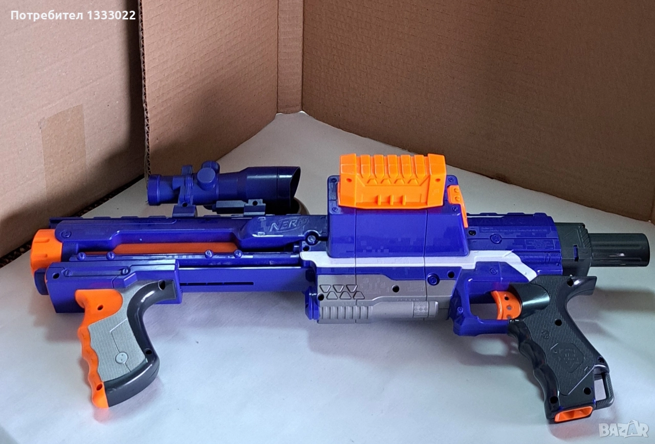 Бластер с меки патрони , снимка 1