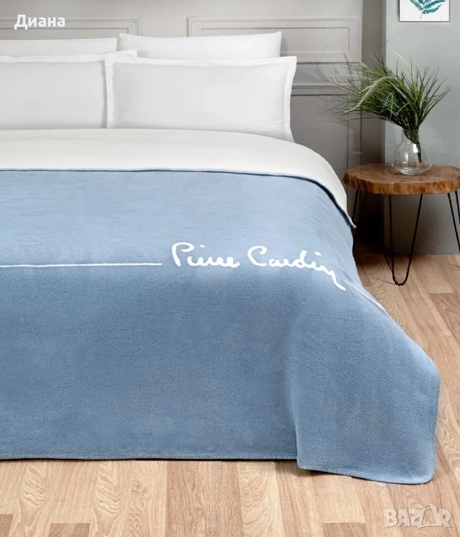 Одеало светло син цвят, снимка 1