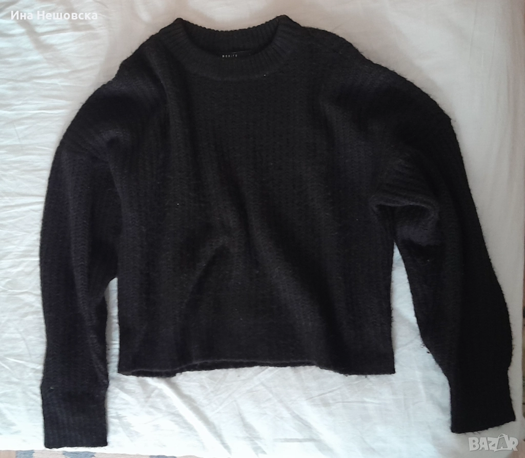 Черен пуловер, снимка 1