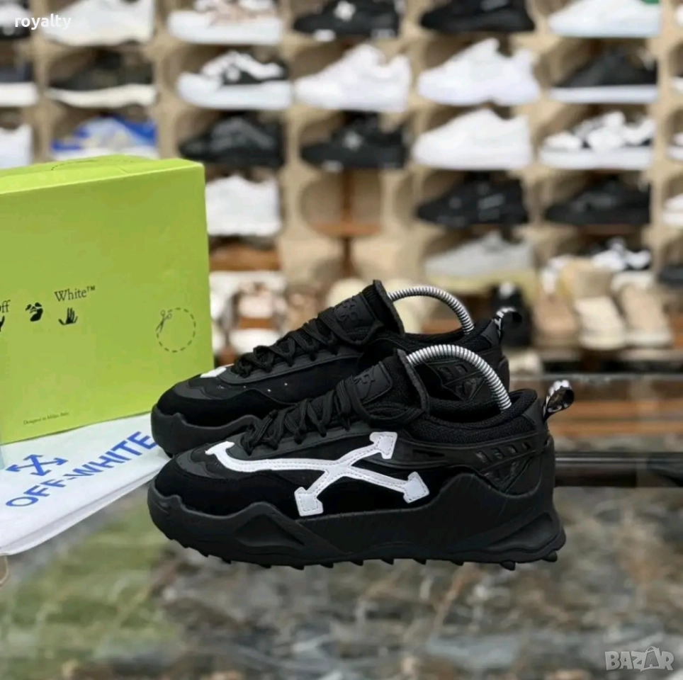 Off White Мъжки Черни Маратонки , снимка 1