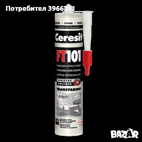 Ceresit FT101 Високомодулен уплътнител-лепило FLEXTEC® кафяв 280 мл, снимка 1