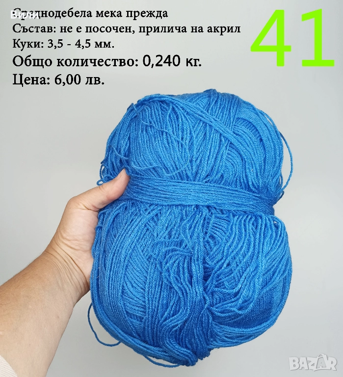 Евтини прежди в малки количества - нови и остатъци , снимка 1