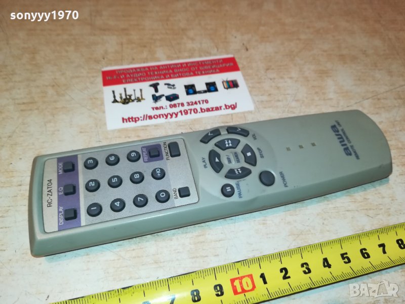 AIWA RC-ZAT04 AUDIO REMOTE 1009210909, снимка 1