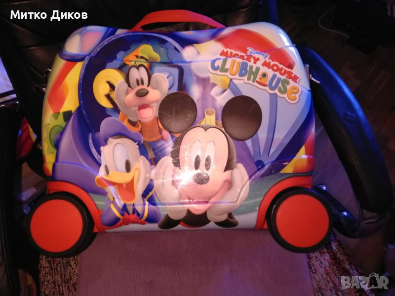 Joumma Мики Маус детски куфар на колелца отличен 395х310х185мм, снимка 1
