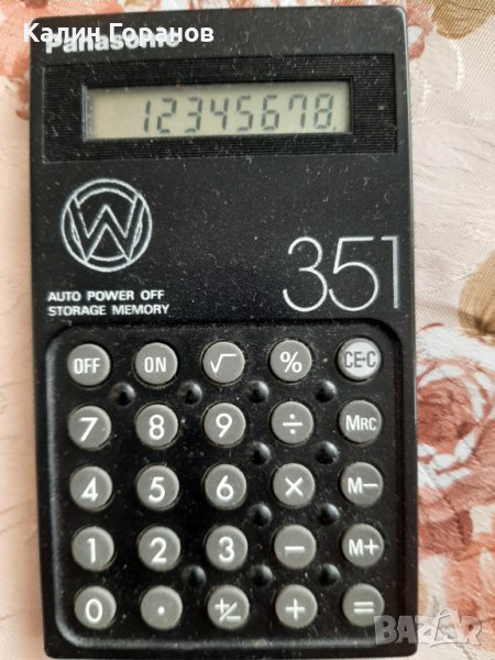 Калкулатор Panasonic, снимка 1