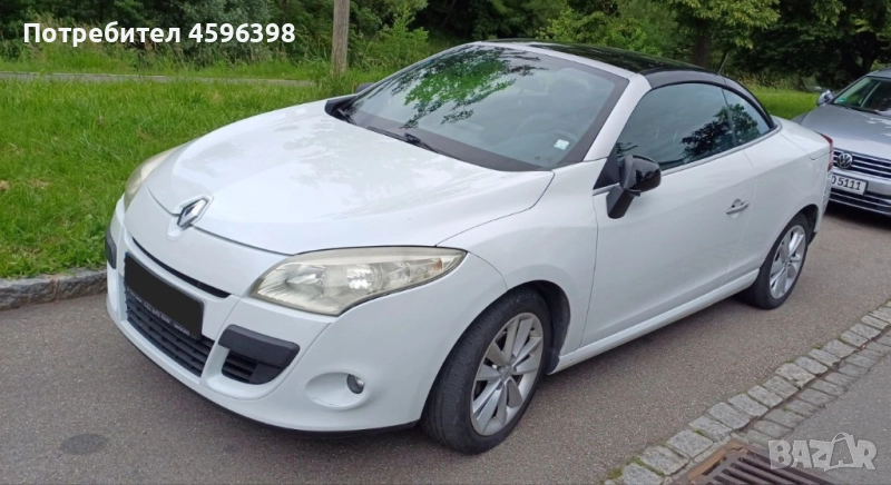 Продаётся Рено Меган Кабрио 2010 года выпуска. Двигатель 1.9 л, 131 л.с., снимка 1
