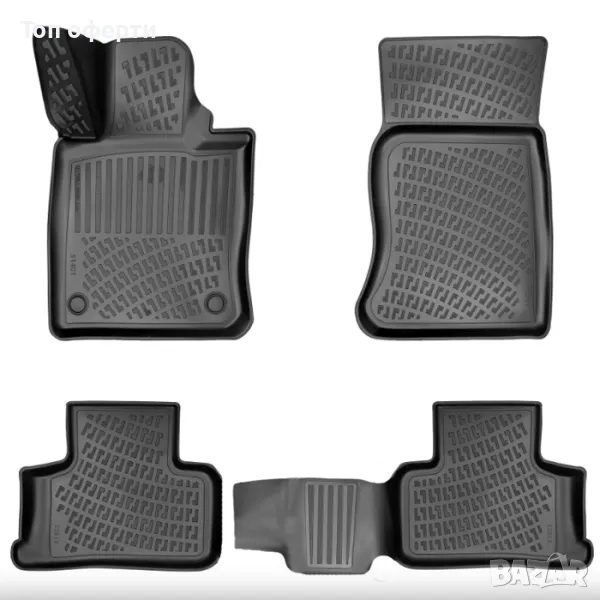 Гумени стелки RizLine съвместими с Mercedes-Benz GLC SUV X254 - 2023г, снимка 1