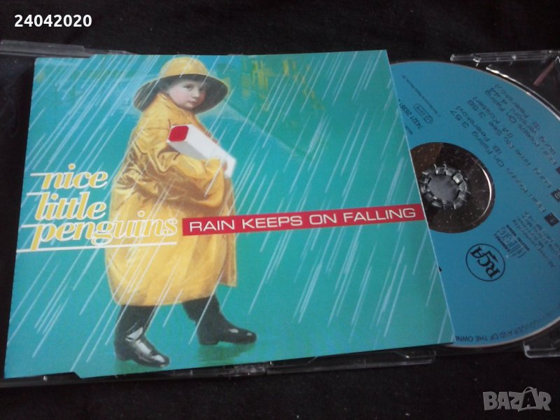 Nice Little Penguins ‎– Rain Keeps On Falling сингъл диск, снимка 1