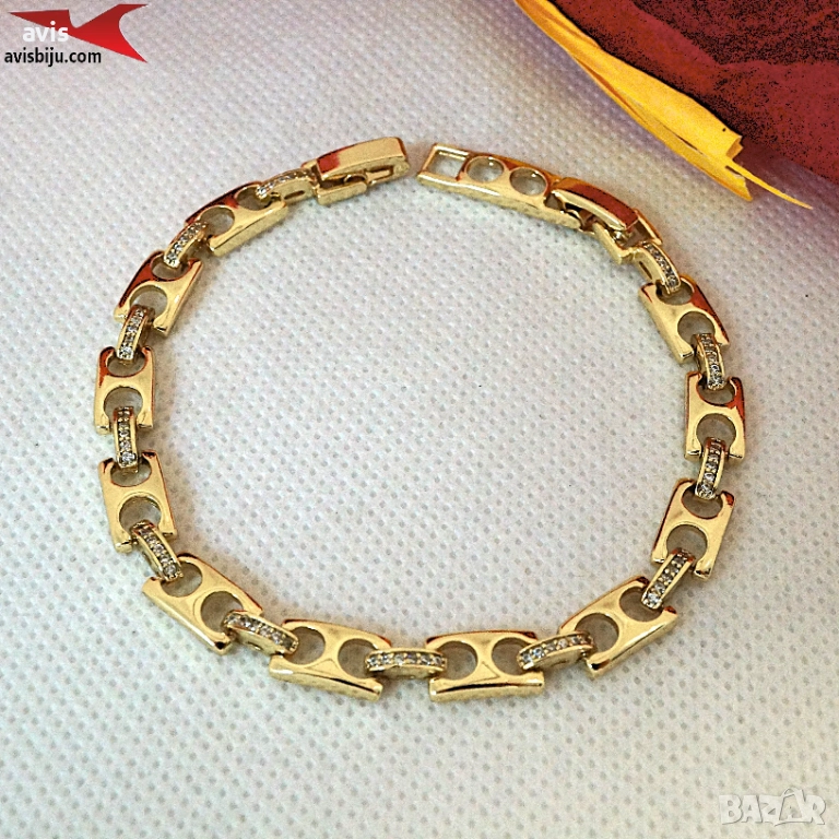 Гривна с 14К златно покритие 234821, снимка 1