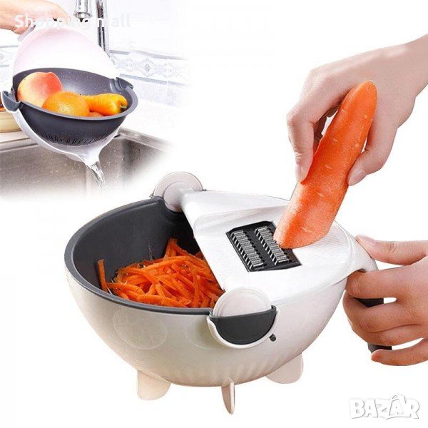 Мултифункционална купа с ренде и цедка, снимка 1