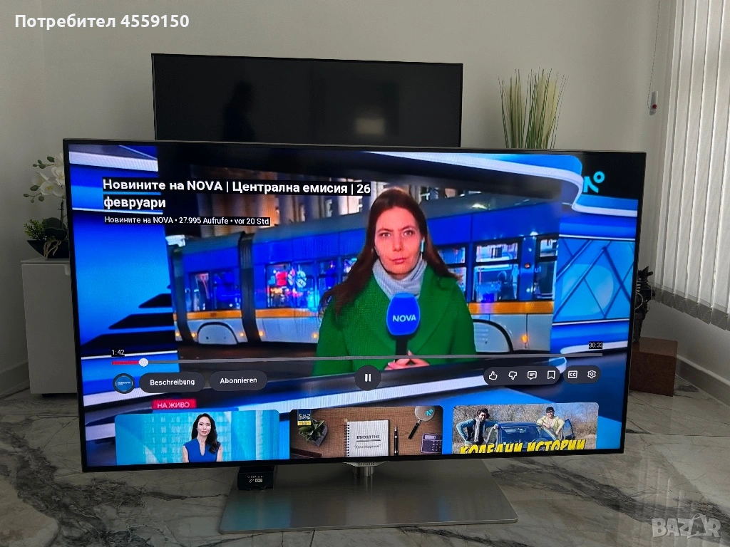 Смарт телевизор Samsung 50 инча използван, снимка 1
