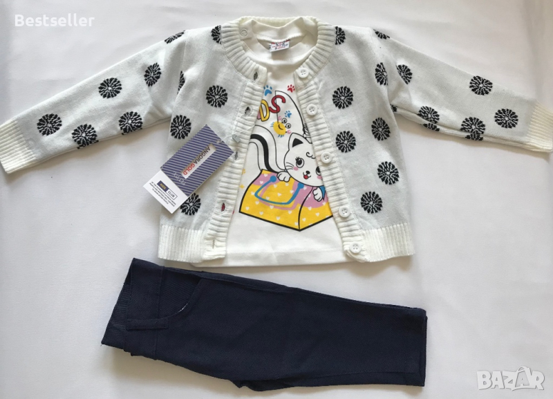 Бебешки Комплект от 3 части-9мес., снимка 1