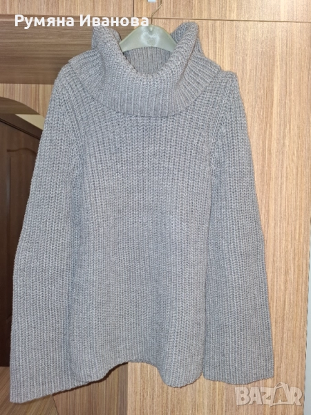 Пуловер ESPRIT с широка поло яка, снимка 1