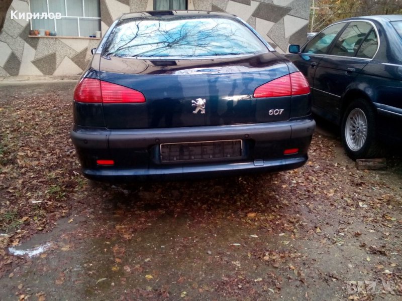 Задна броня за Peugeot 607 с парктроник, снимка 1
