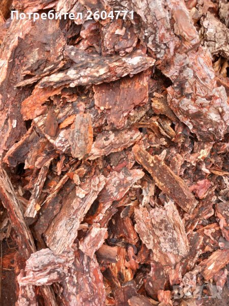 Борови кори мулч и тор 70 л, снимка 1