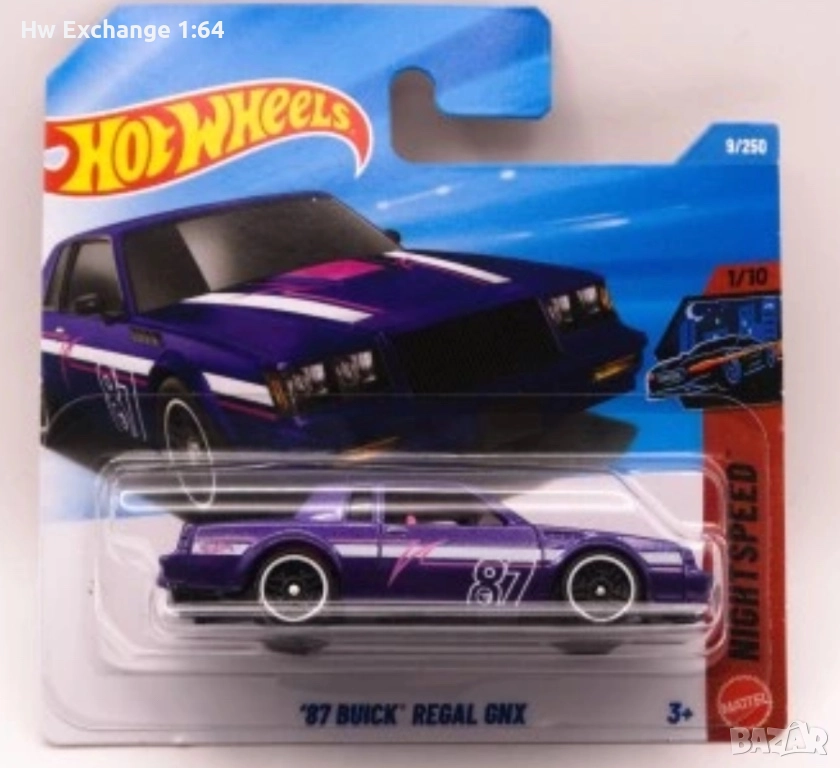 Hot wheels HOT WHEELS Treasure Hunt TH '87 Buick Regal GNX Fioletowy (CASE A 2026), снимка 1