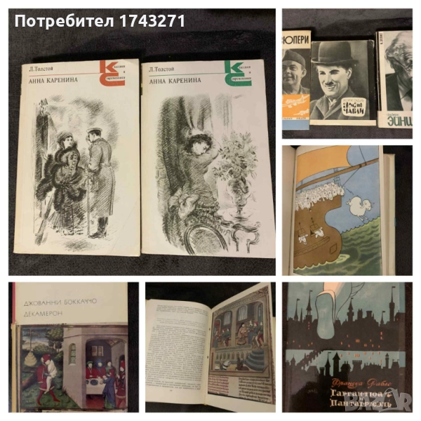 Книги на руски узик: Анна Каренина, Декамерон и др., снимка 1