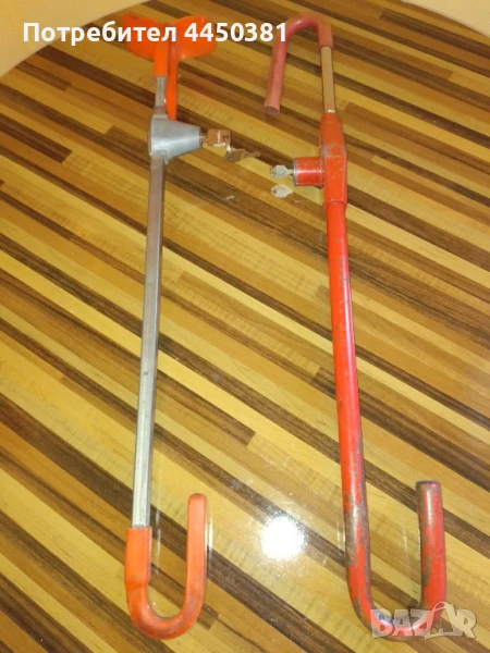 Стари АНГЛИЙСКИ заключващи механизми (педал- волан), снимка 1