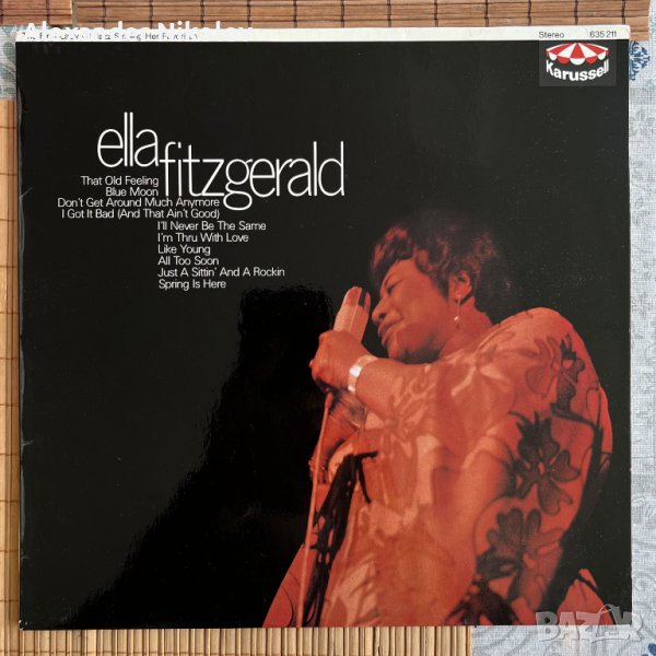 Ella Fitzgerald грамофонна плоча, снимка 1