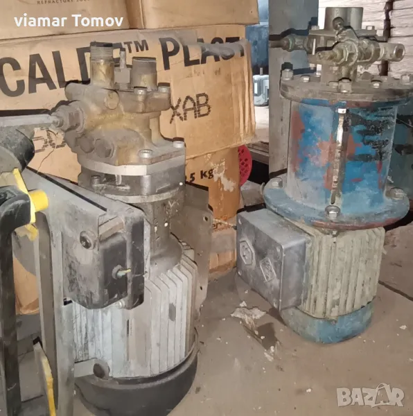 помпи, задвижвани от електродвигатели., снимка 1