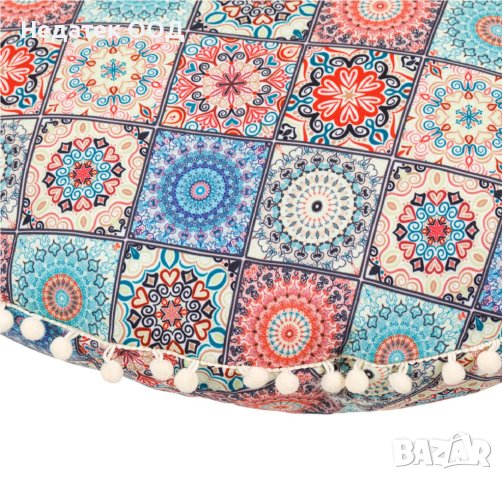 Подова възглавница , Pon Pon, Кръгла, 60 см, Многоцветна, снимка 2 - Възглавници - 41476007