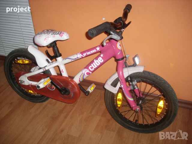 CUBE 16" USA АЛУМИНИЕВ  детски велосипед,колело +спомагателни.Идеален., снимка 12 - Детски велосипеди, триколки и коли - 48952664