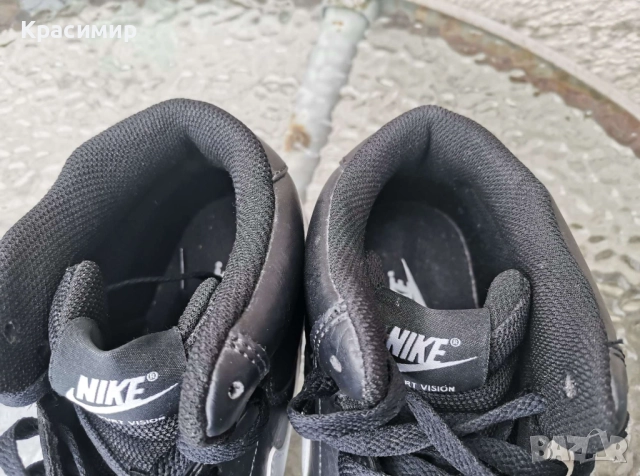 Кецове Nike Court Vision Mid, снимка 8 - Кецове - 51883543