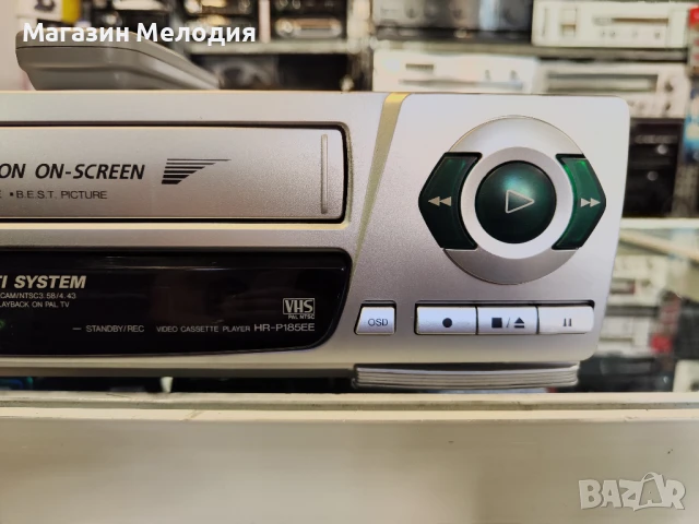 Видео JVC HR-P185EE с дистанционно. В отлично техническо и визуално състояние., снимка 5 - Плейъри, домашно кино, прожектори - 51089500