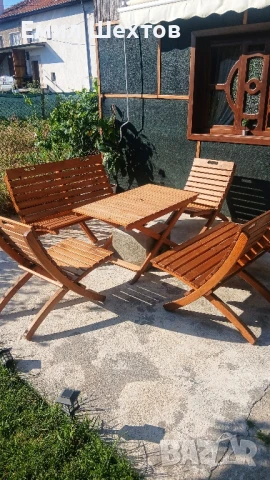 СГЪВАЕМИ ГРАДИНСКИ МЕБЕЛИ ОТ МАСИВ, снимка 4 - Градински мебели, декорация  - 51050868