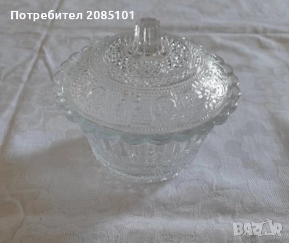 Нови стъклени захарници, снимка 3 - Аксесоари за кухня - 52795105