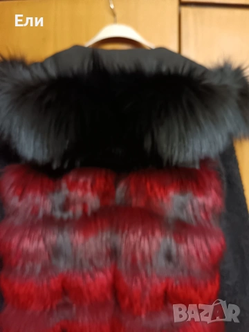 Палто лисица естествен косъм , снимка 7 - Палта, манта - 53227643
