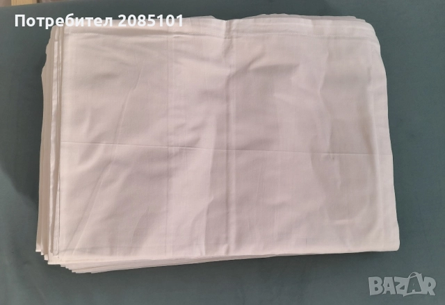 Бели памучни калъфки, снимка 2 - Други стоки за дома - 52157534