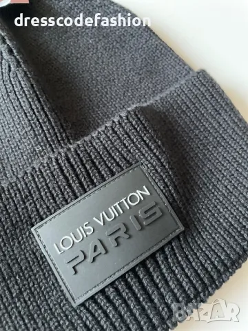 Мъжка шапка плетиво Louis Vuitton , снимка 4 - Шапки - 47865275
