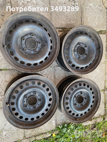 Продавам 4 броя железни джанти за БМВ 5x120 15 цола, снимка 4 - Гуми и джанти - 52269688